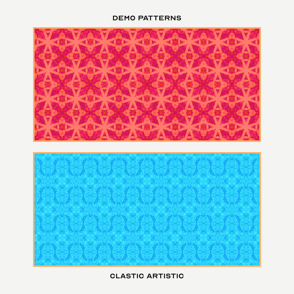 Top: Orange diamonds over cardinal points, Bottom: Capri capsules made of diamonds