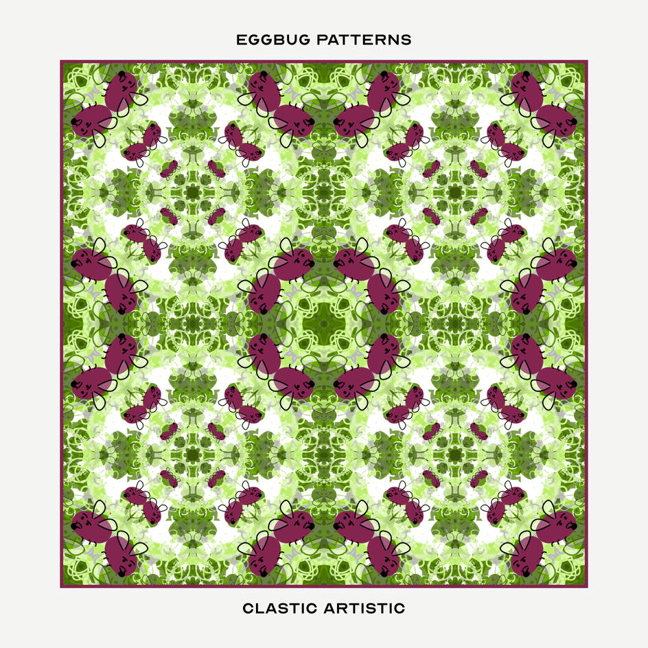 Pattern: Green Eggbug circles