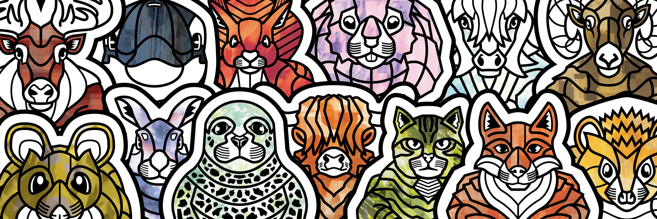 Scottish Mammal Collage A collage of various Scottish Mammals. ©Clastic Artistic